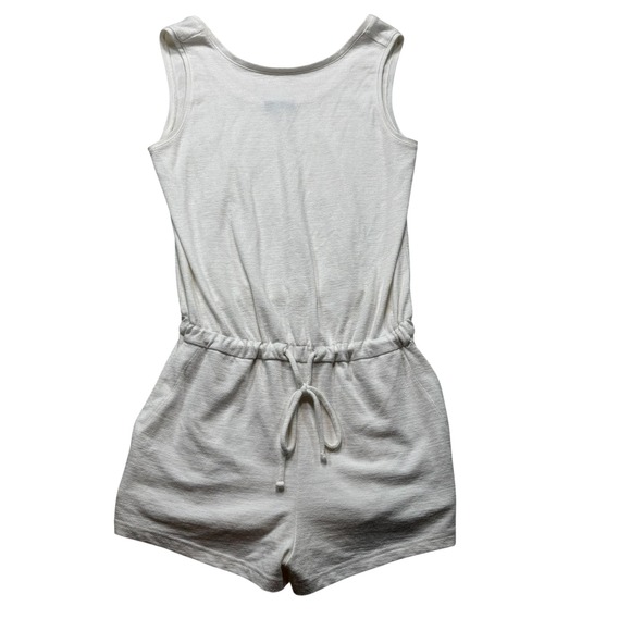 GAP Pants - GAP‎ Womens Off White Scoop Back Tie Waist Knit Romper S 200383-01 #1055